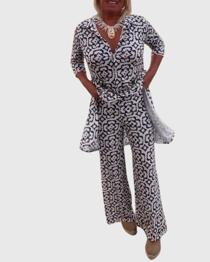 Sydnee | Elegant Vintage Two-Piece Set