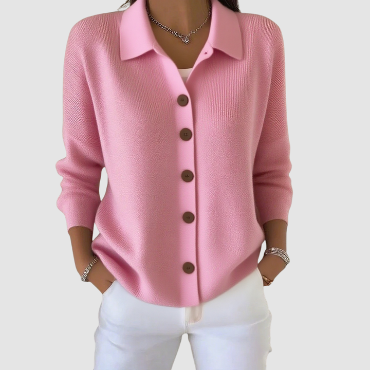 Jane | Button-Up Knit Cardigan