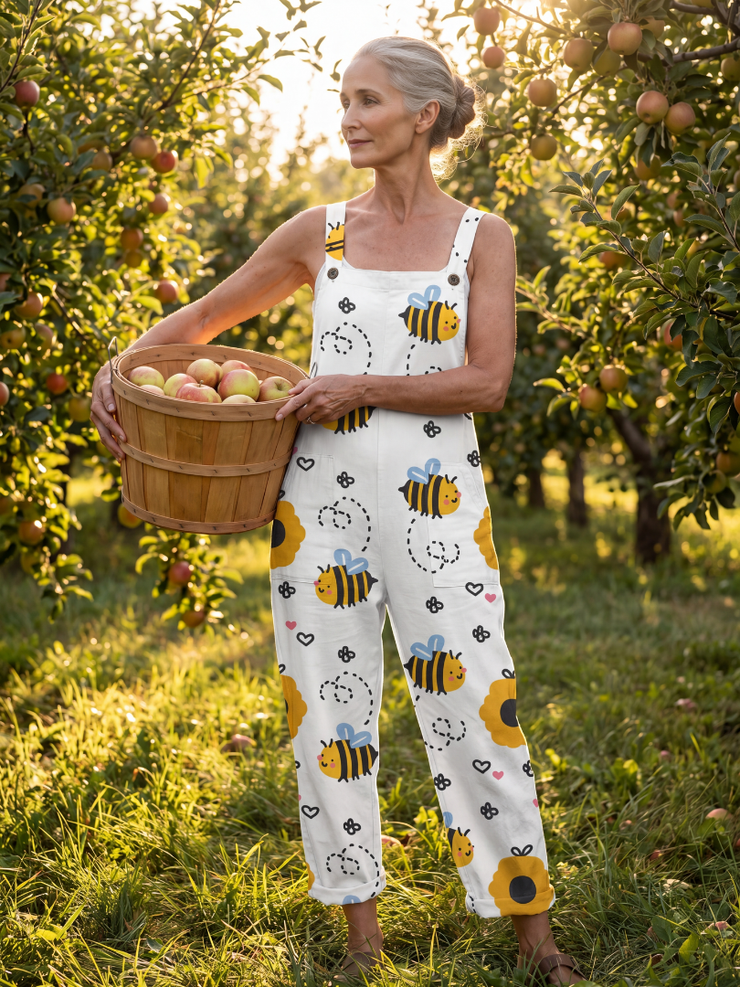 Xanthia | Bee Flower Jumpsuit