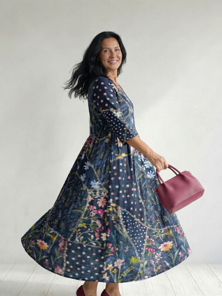 Revue | Easy Gather Floral Midi Dress