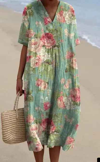 Caroline | Floral Garden Dress