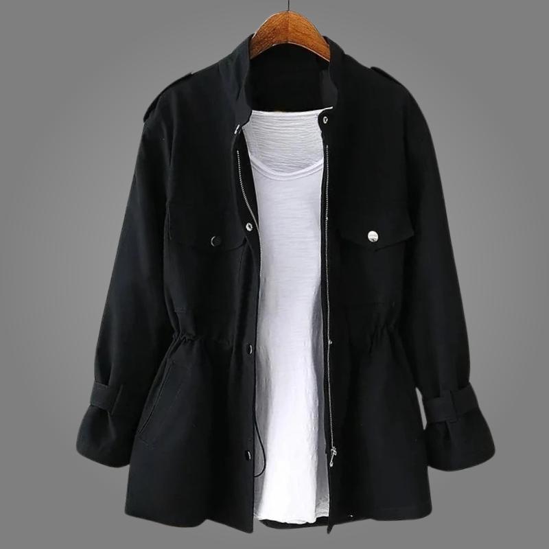 Mandy – Cinched Waist Utility Jacket