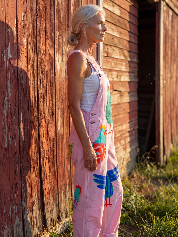 Danna | Hen Motif Jumpsuit