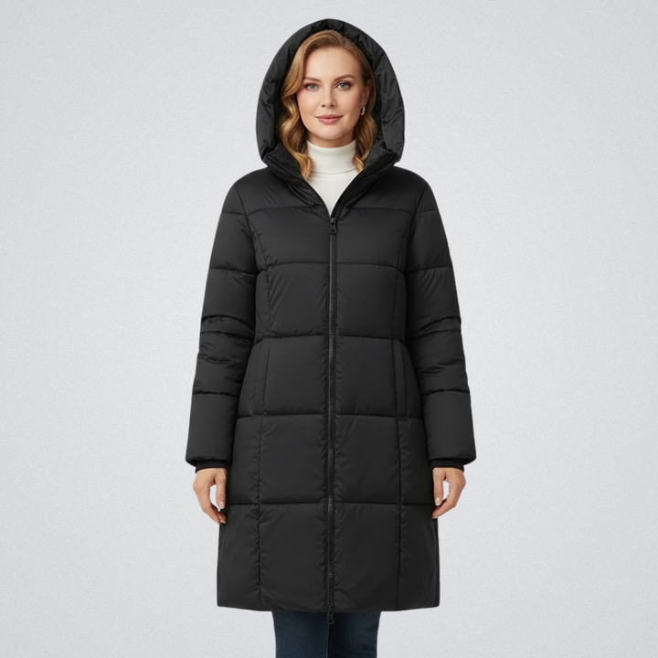 Laverne – Hooded Long Puffer Coat