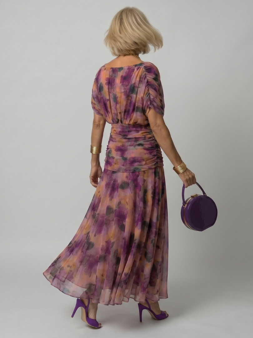 Ava | Off-Shoulder Flow Midi Dress