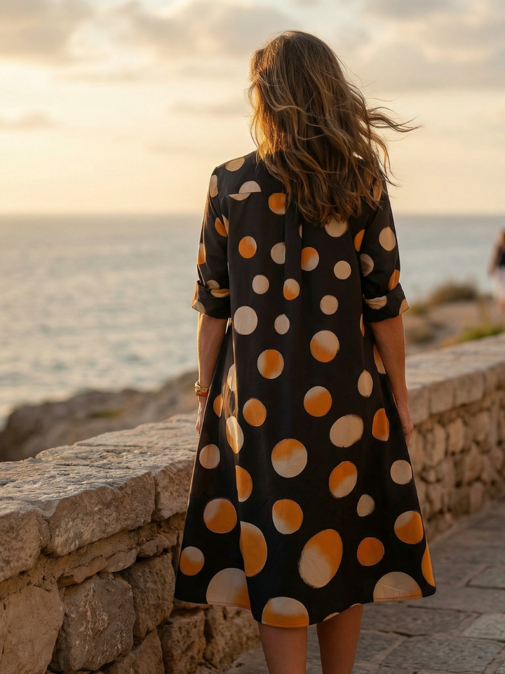Parker | Sunset Dot Dress