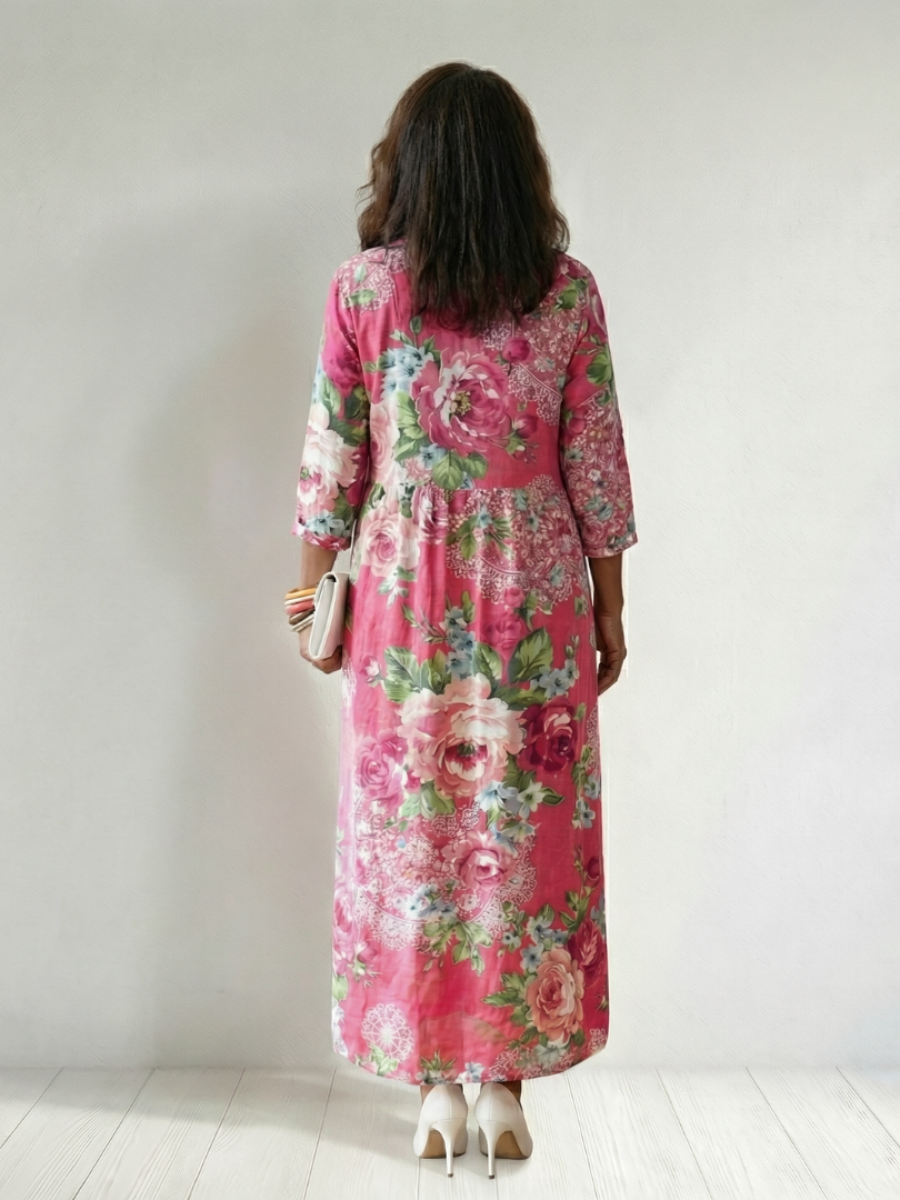Stacie | Garden Bloom Midi Dress