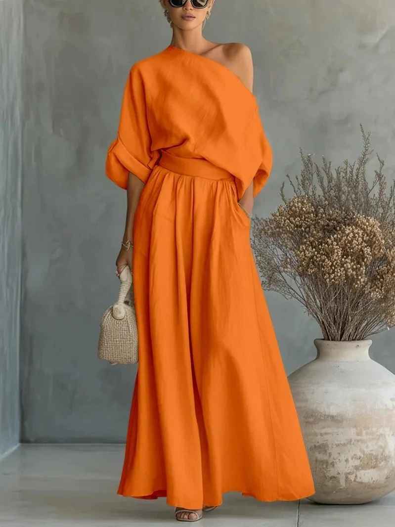 Lily | Off-Shoulder Two-Piece Set