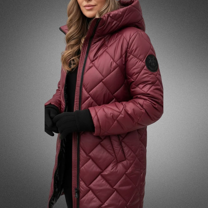 Thelma – Quilted Longline Padded Coat