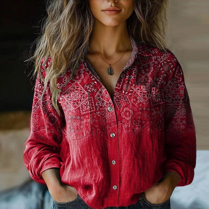 Juniper | Bohemian Pattern Vintage Blouse