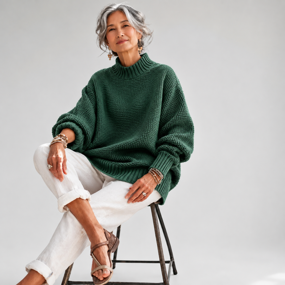 Ophelia – Relaxed Textured Knit Sweater