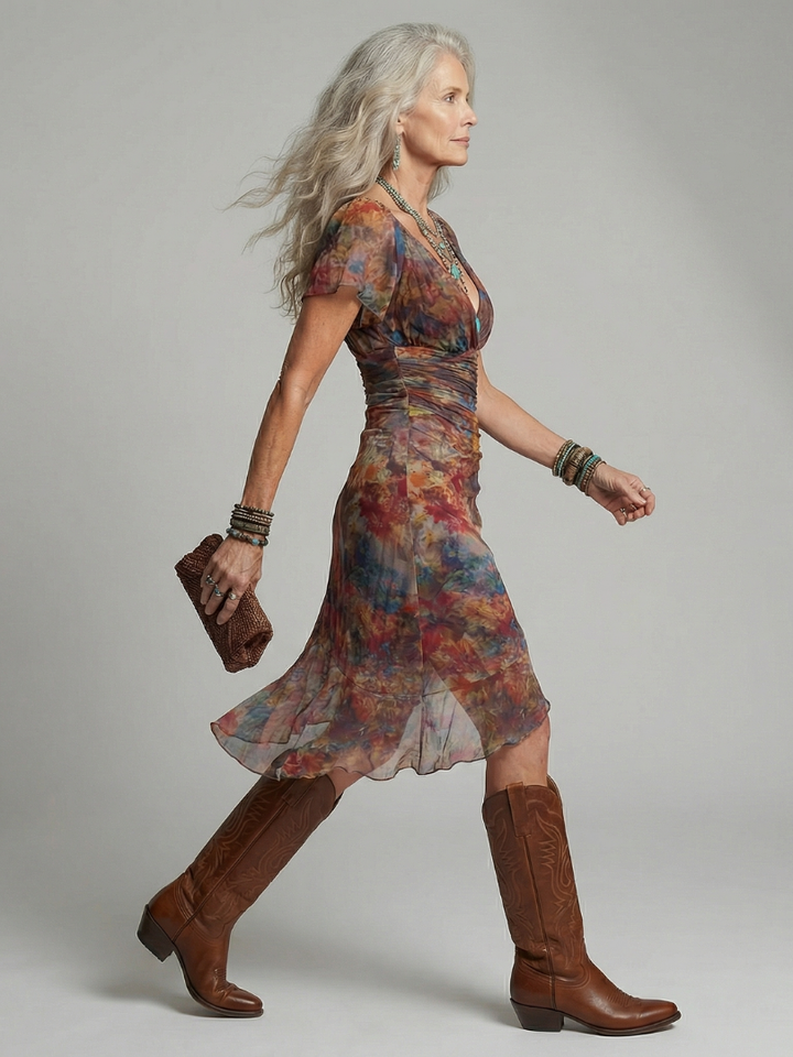 Colette | Quiet Halter Midi Dress