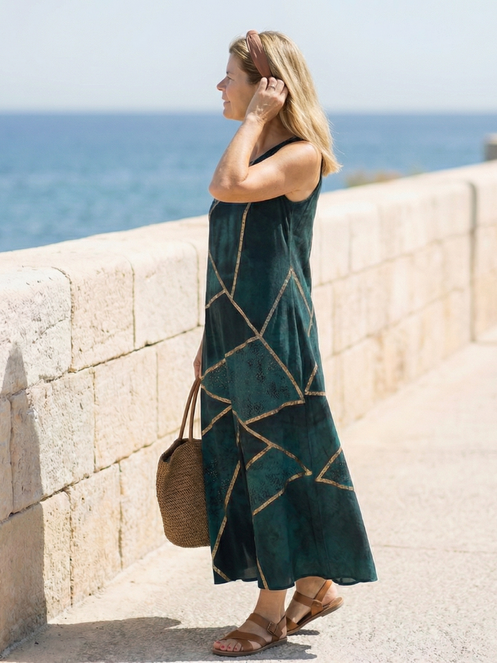 Payson | Calm Tide Midi Dress