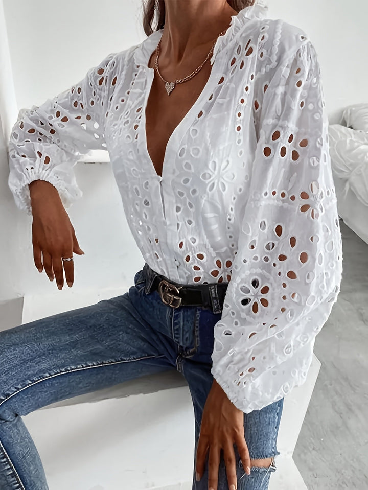 Jackie | Floral Long-Sleeve Blouse