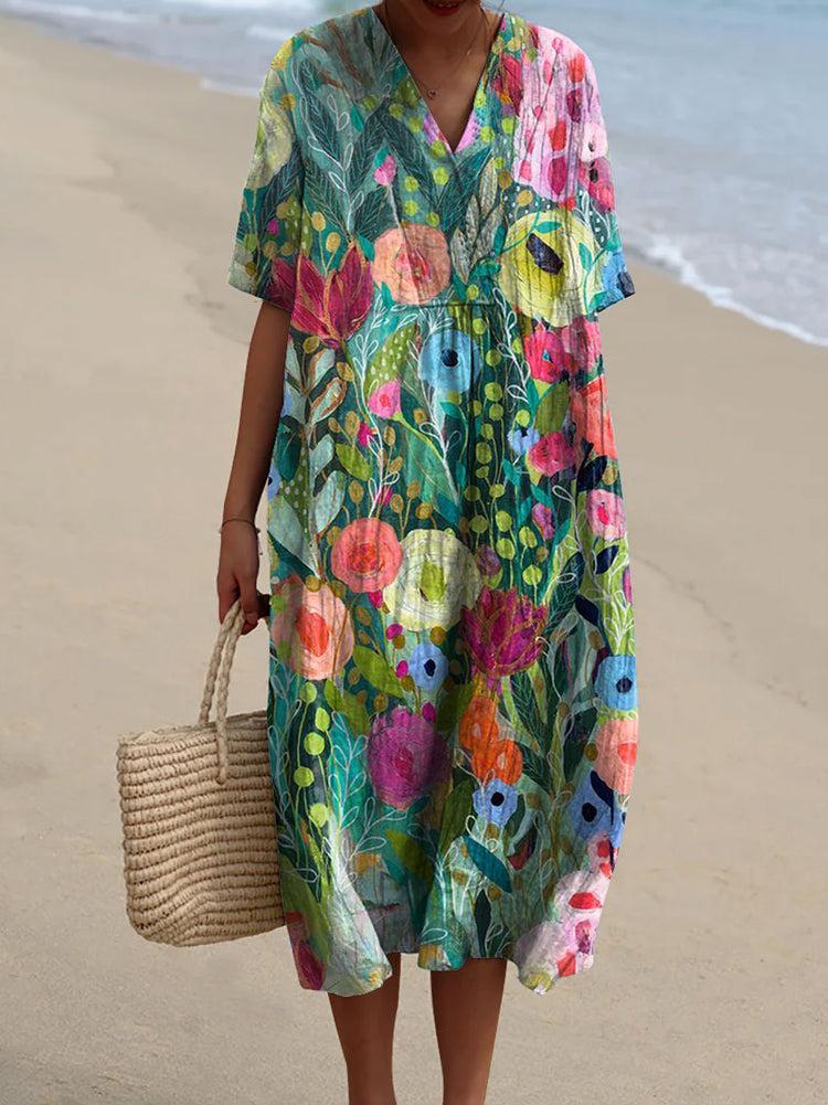 Rachael | Vintage Flower Dress