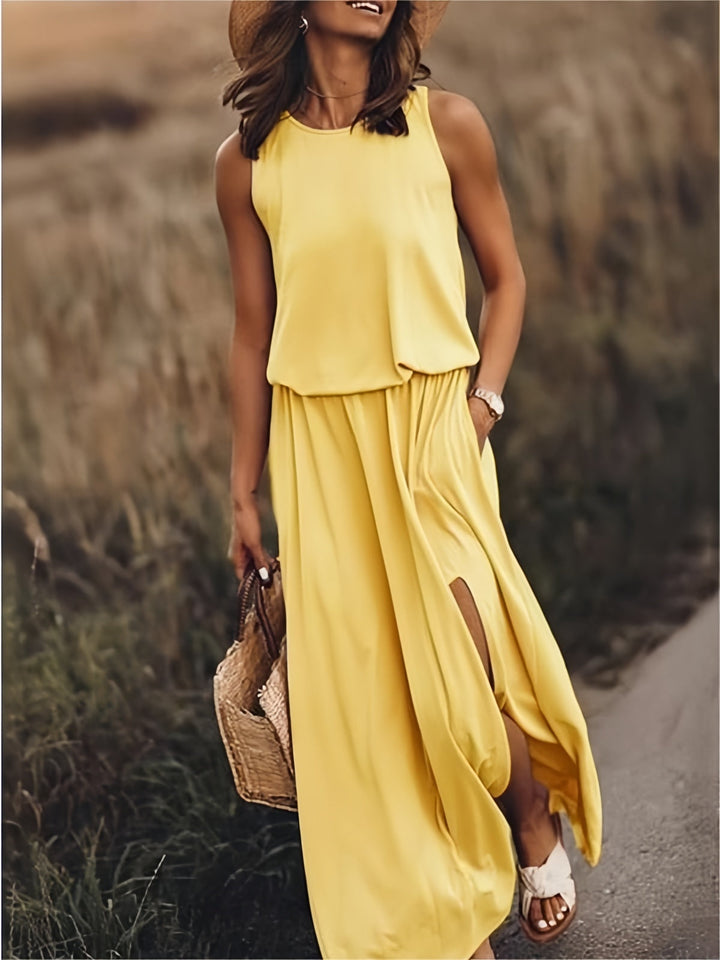 Camille | Sleeveless Maxi Gown