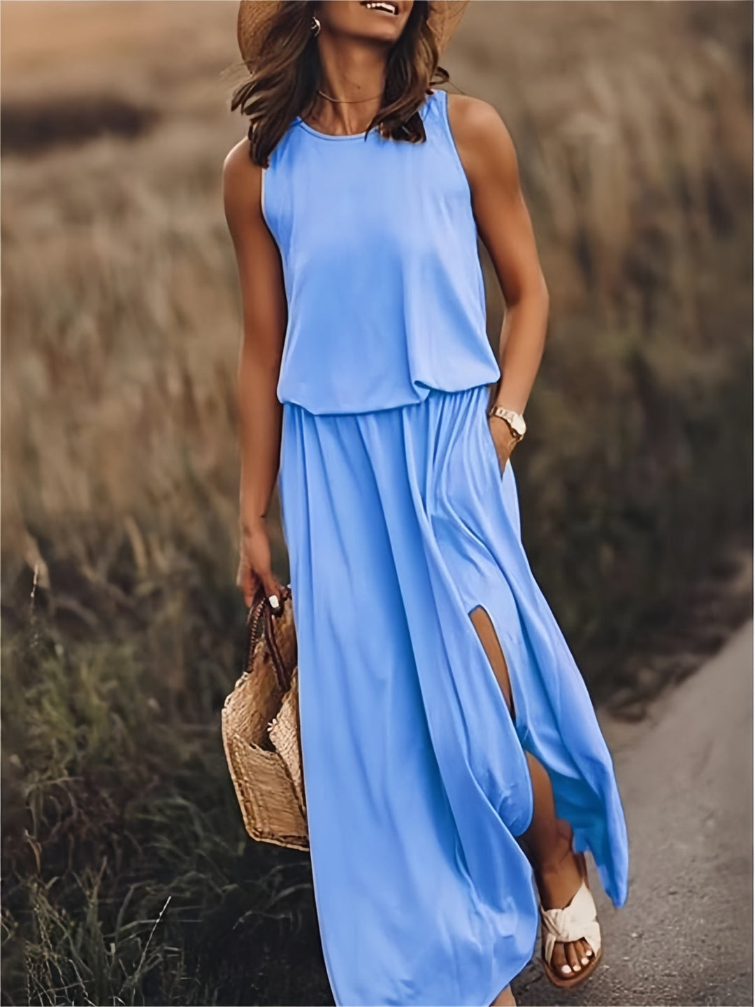 Camille | Sleeveless Maxi Gown