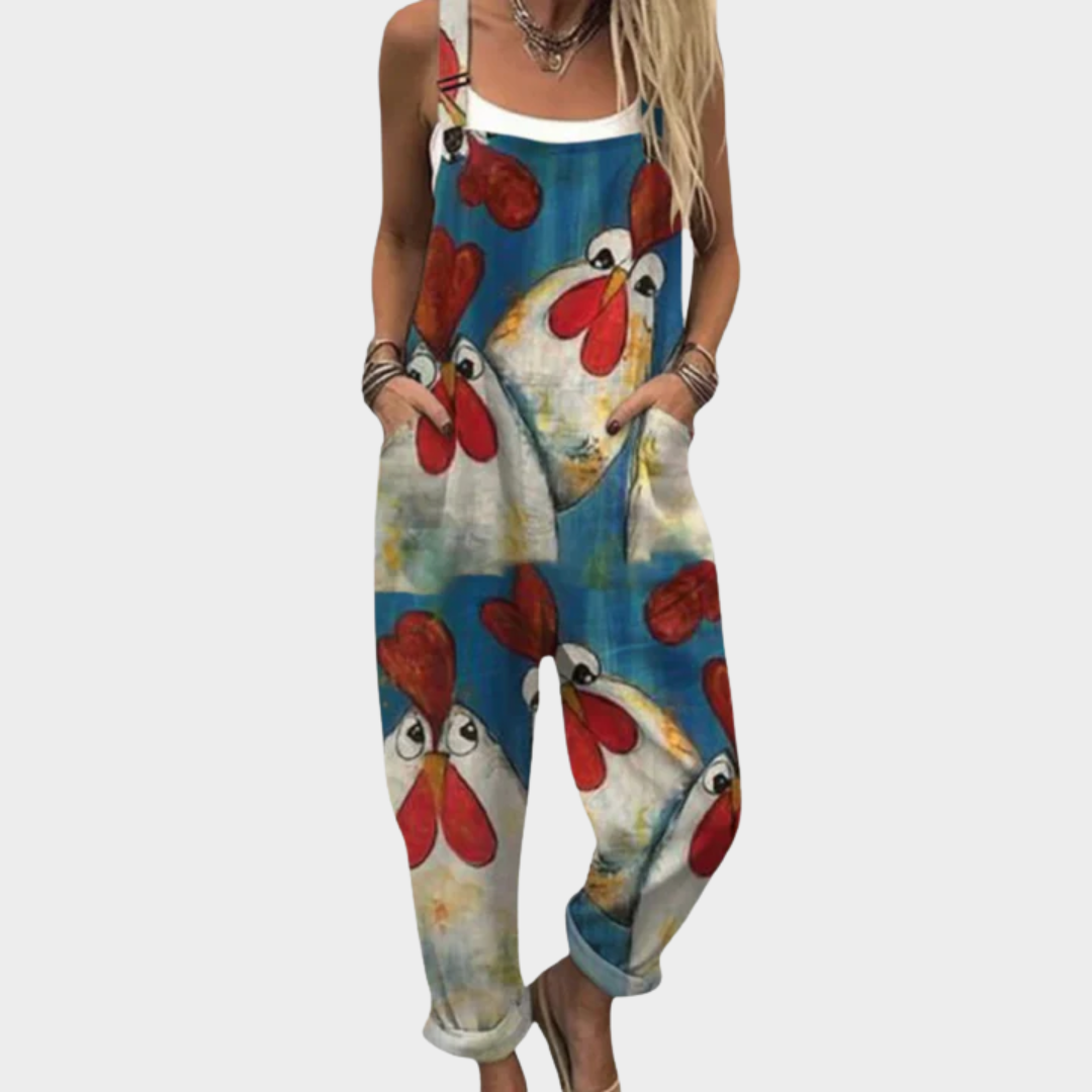 Natalie | Wildflower Print Overalls
