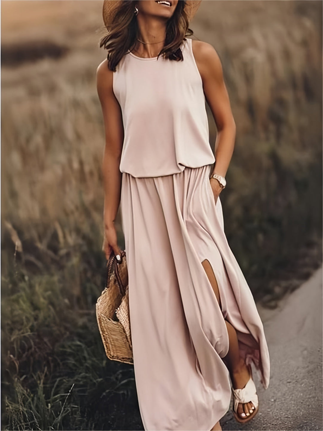 Camille | Sleeveless Maxi Gown