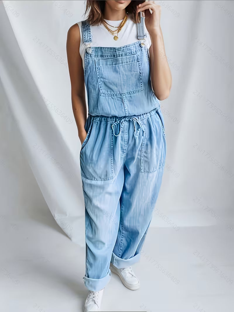 Hazel | Relaxed Denim Overall