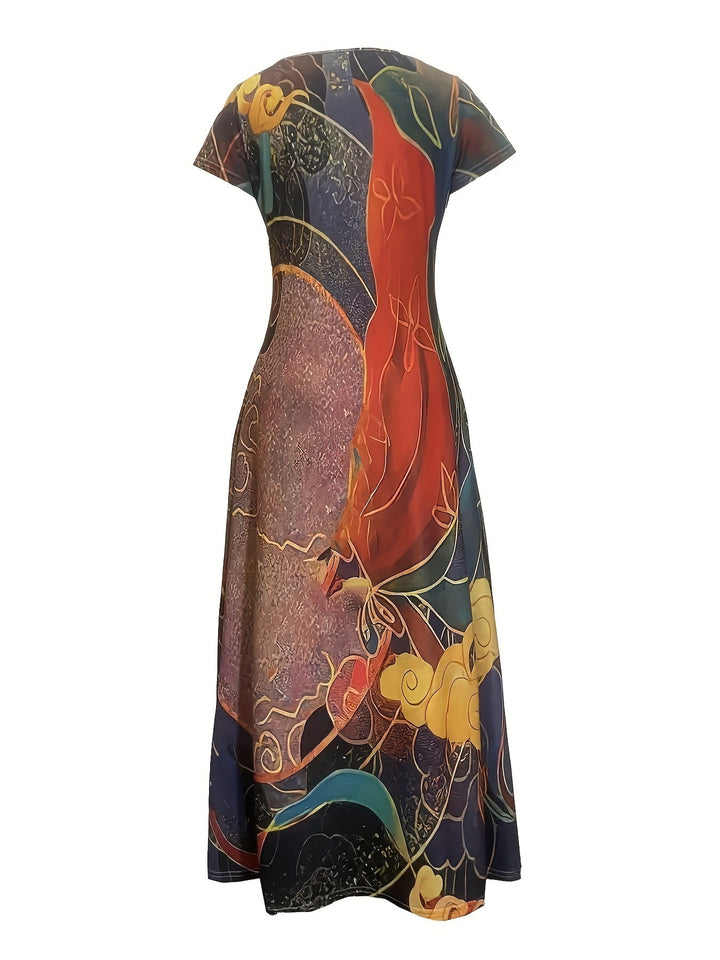 Elina | Artistic Tummy-Flattering Dress