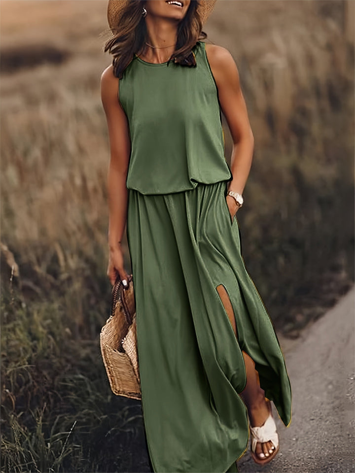 Camille | Sleeveless Maxi Gown