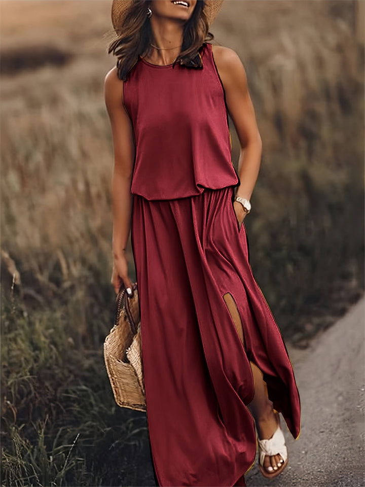 Camille | Sleeveless Maxi Gown