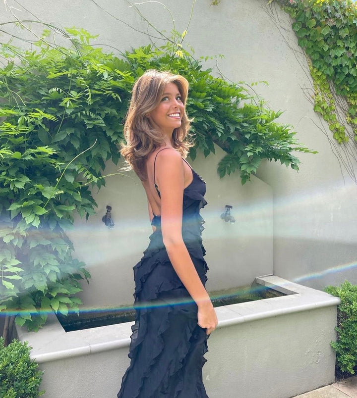 Emer | Ruffled Maxi Dress