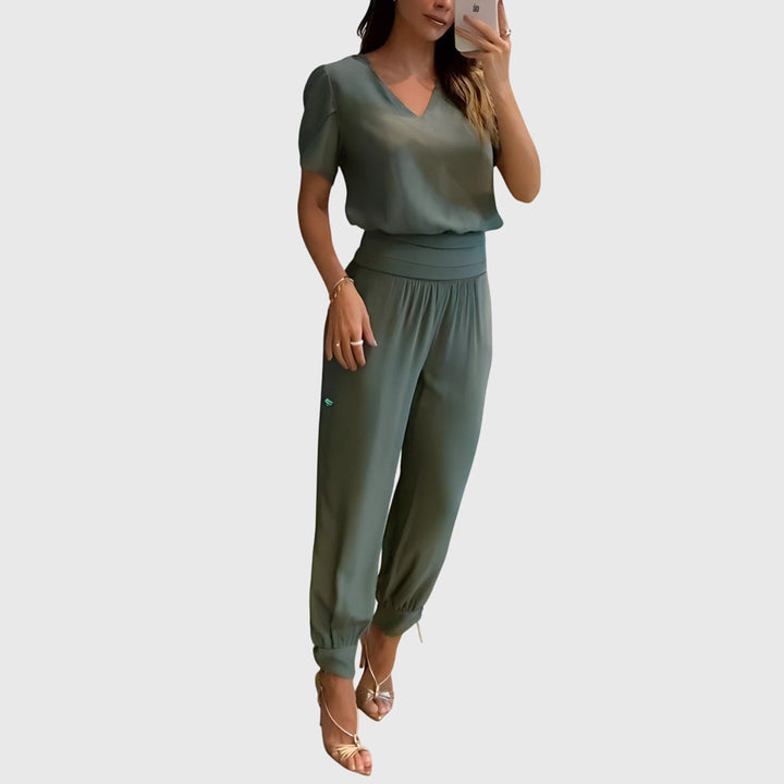 Pansy | Stylish Blouse and Pants Set