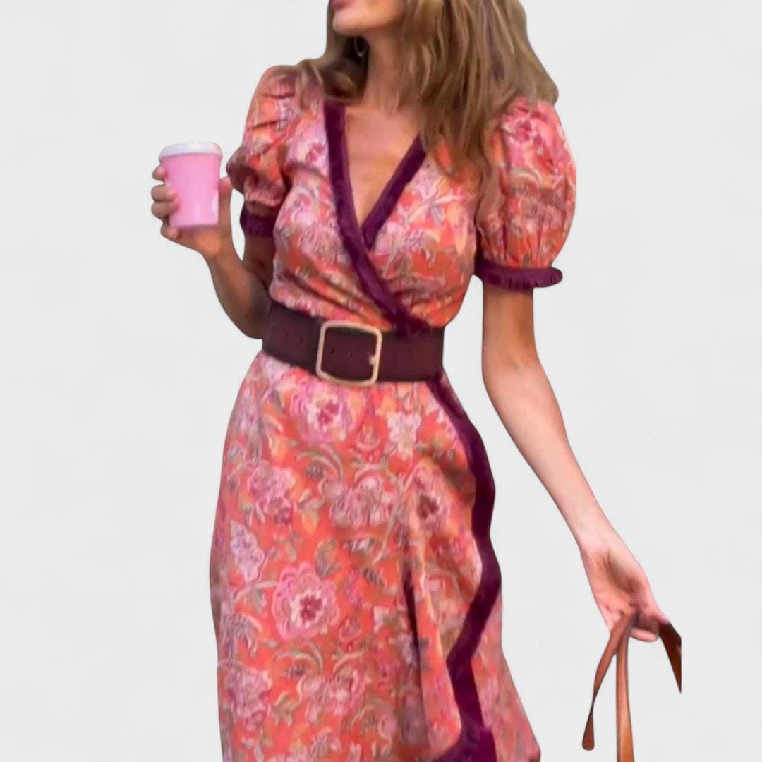 Helena | Floral Wrap Dress