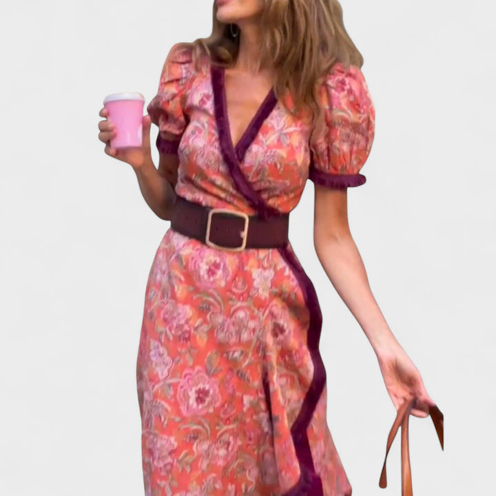Helena | Floral Wrap Dress