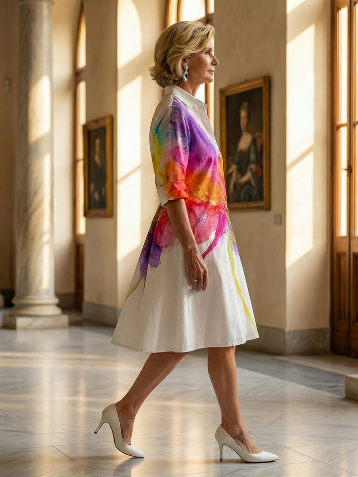 Sukey | Painted Garden Dress