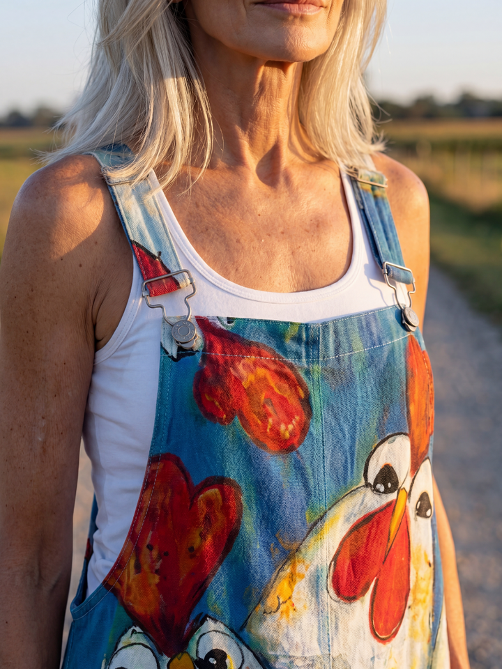Natalie | Playful Motif Jumpsuit