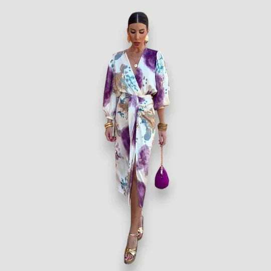 Mila | Elegant V-Neck Dress