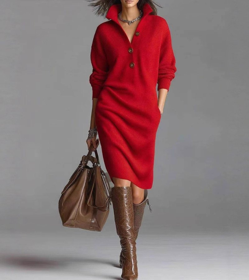 Mattie | Cozy Knitted Dress