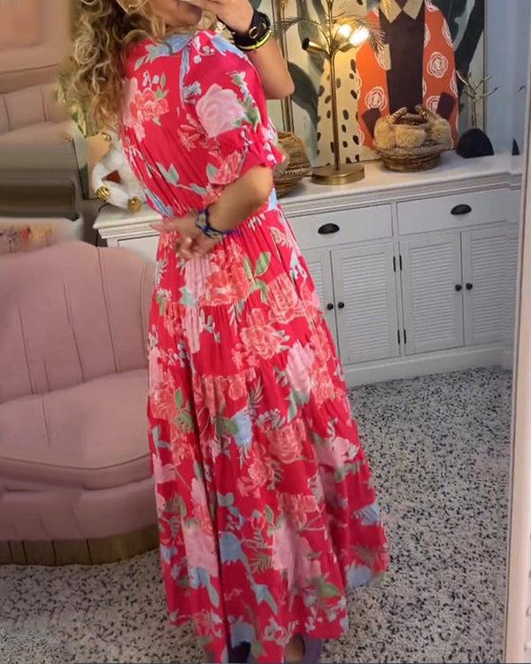 Eden | Vibrant Floral Dress
