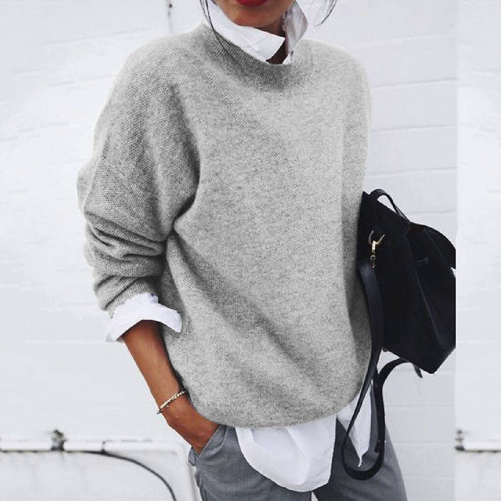 Shannon – Soft Knit Relaxed Crew Neck Sweater