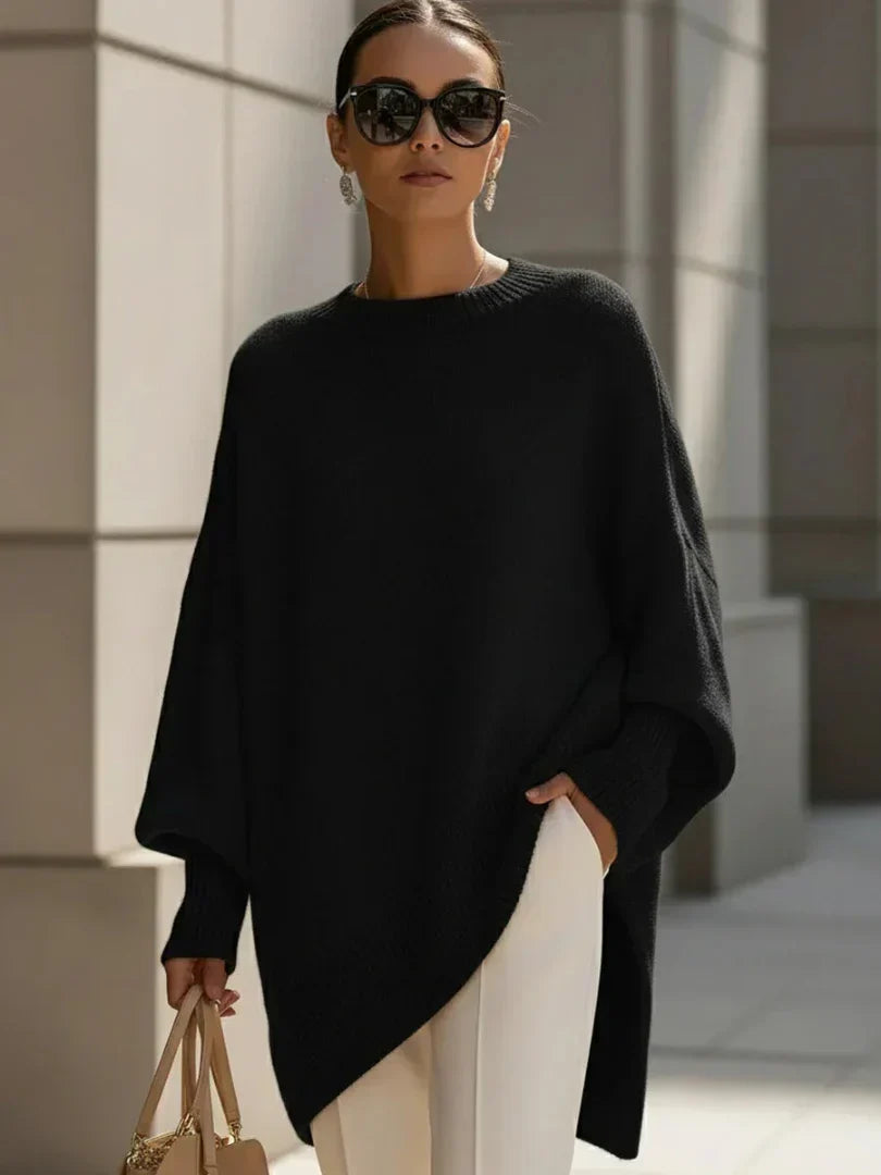 Paisley | Oversized Poncho Sweater