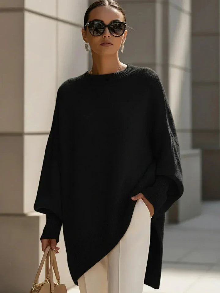 Paisley | Oversized Poncho Sweater