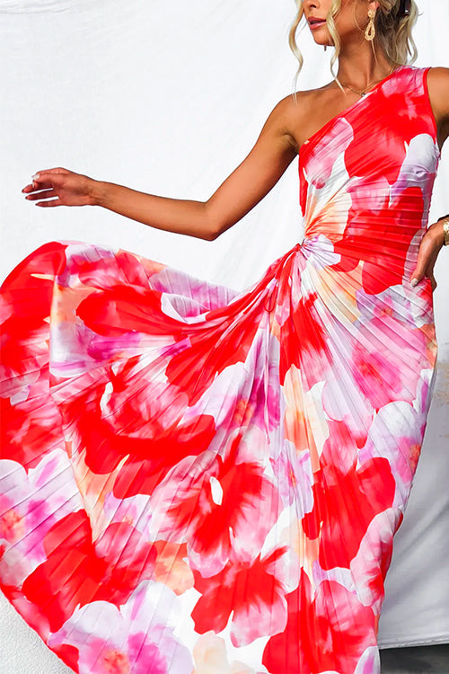 Solenne | Vibrant Tropical Evening Dress