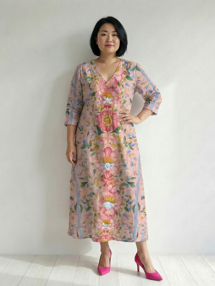 Anika | Light Form Floral Midi Dress