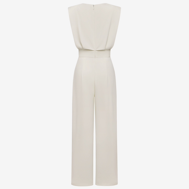 Brenda – Structured Wide-Leg Elegant Jumpsuit