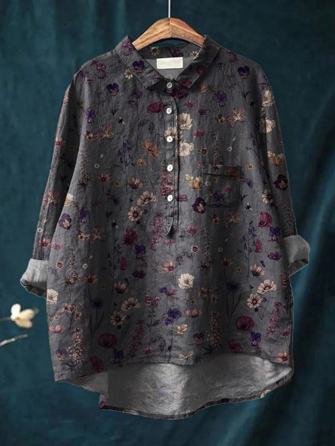 Marielle | Women's Floral Art Print Casual Shirt