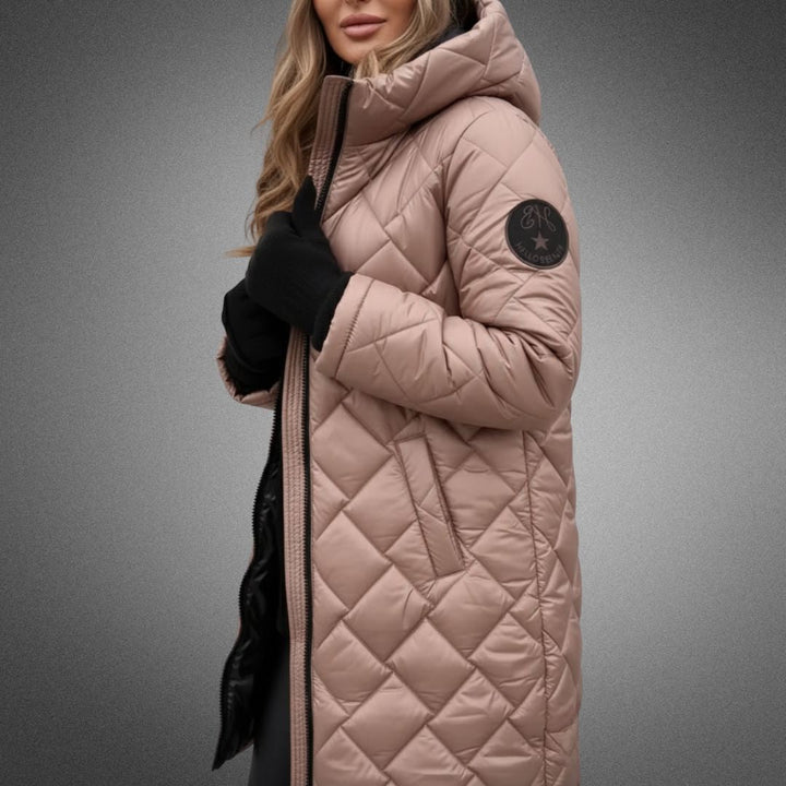 Thelma – Quilted Longline Padded Coat
