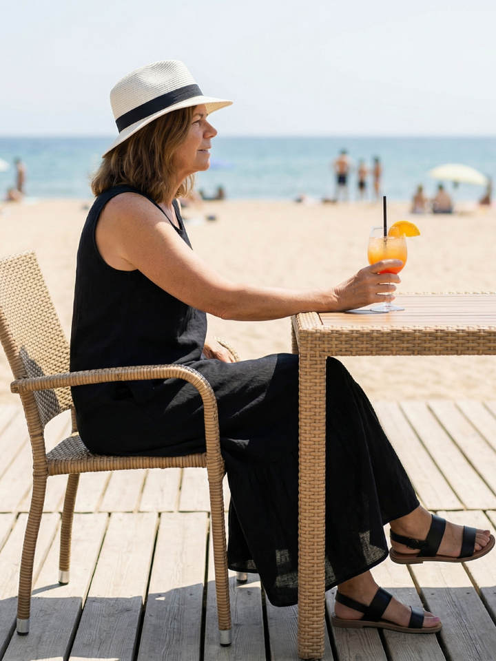 Janie | Easy Drape Midi Dress