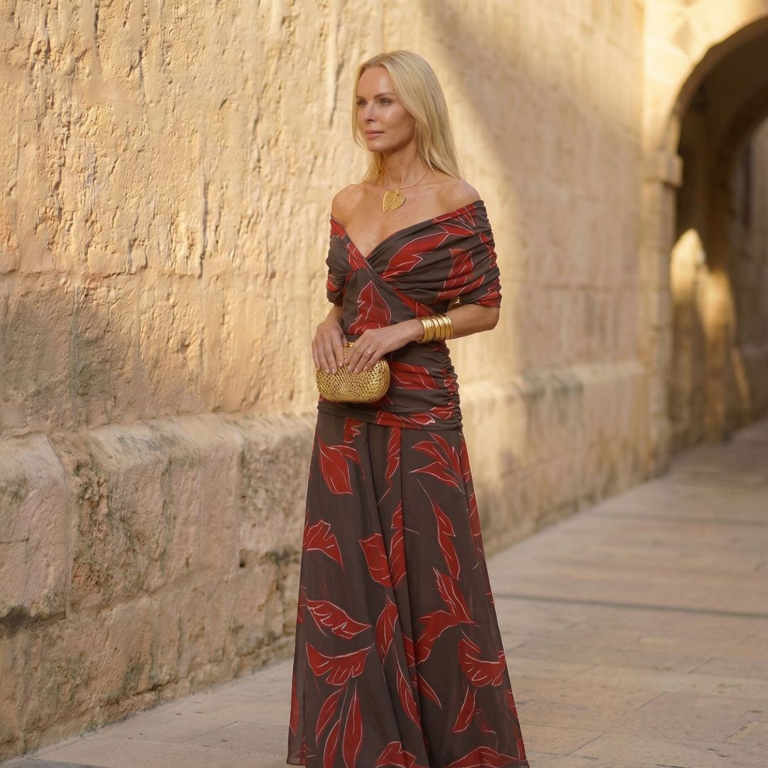 Shara | Elegant Leaf Dress