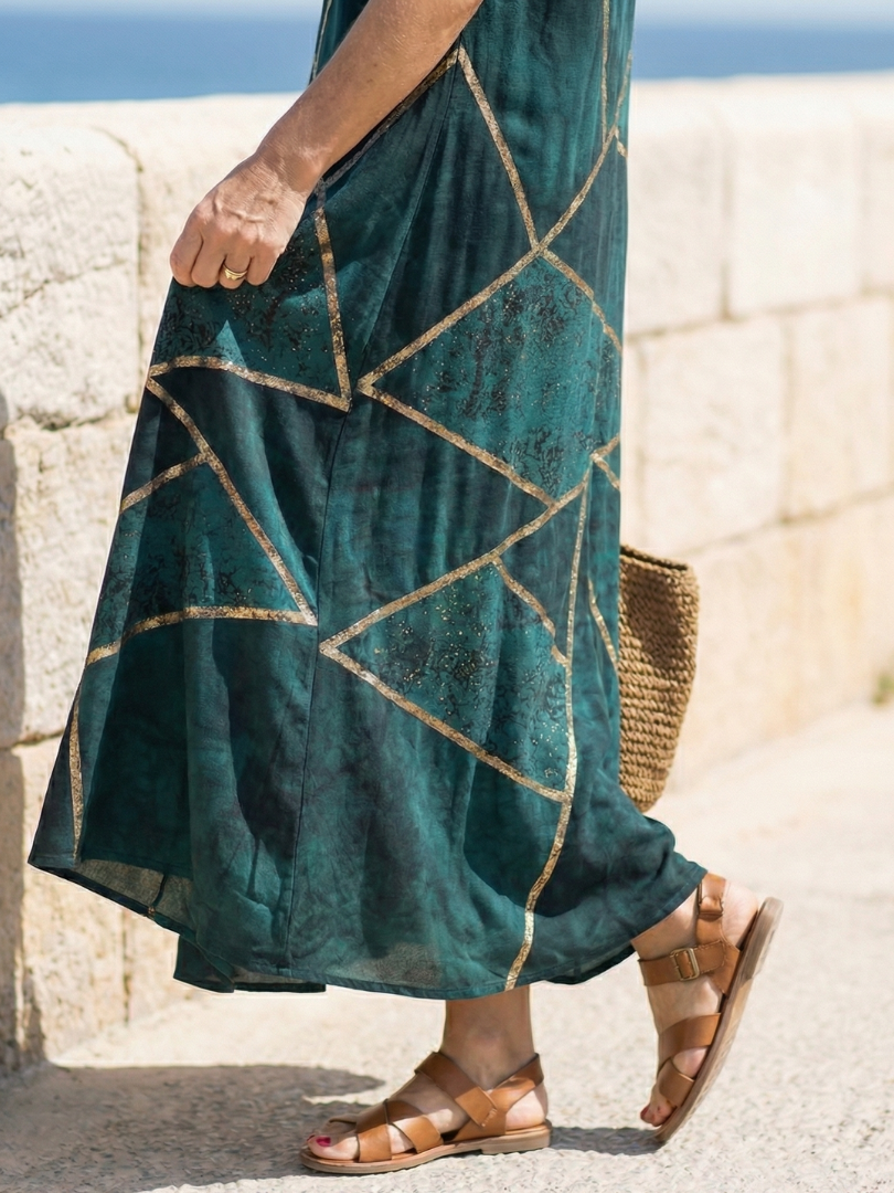 Payson | Calm Tide Midi Dress