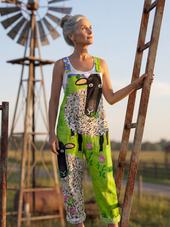 Paislee | Wool Print Jumpsuit