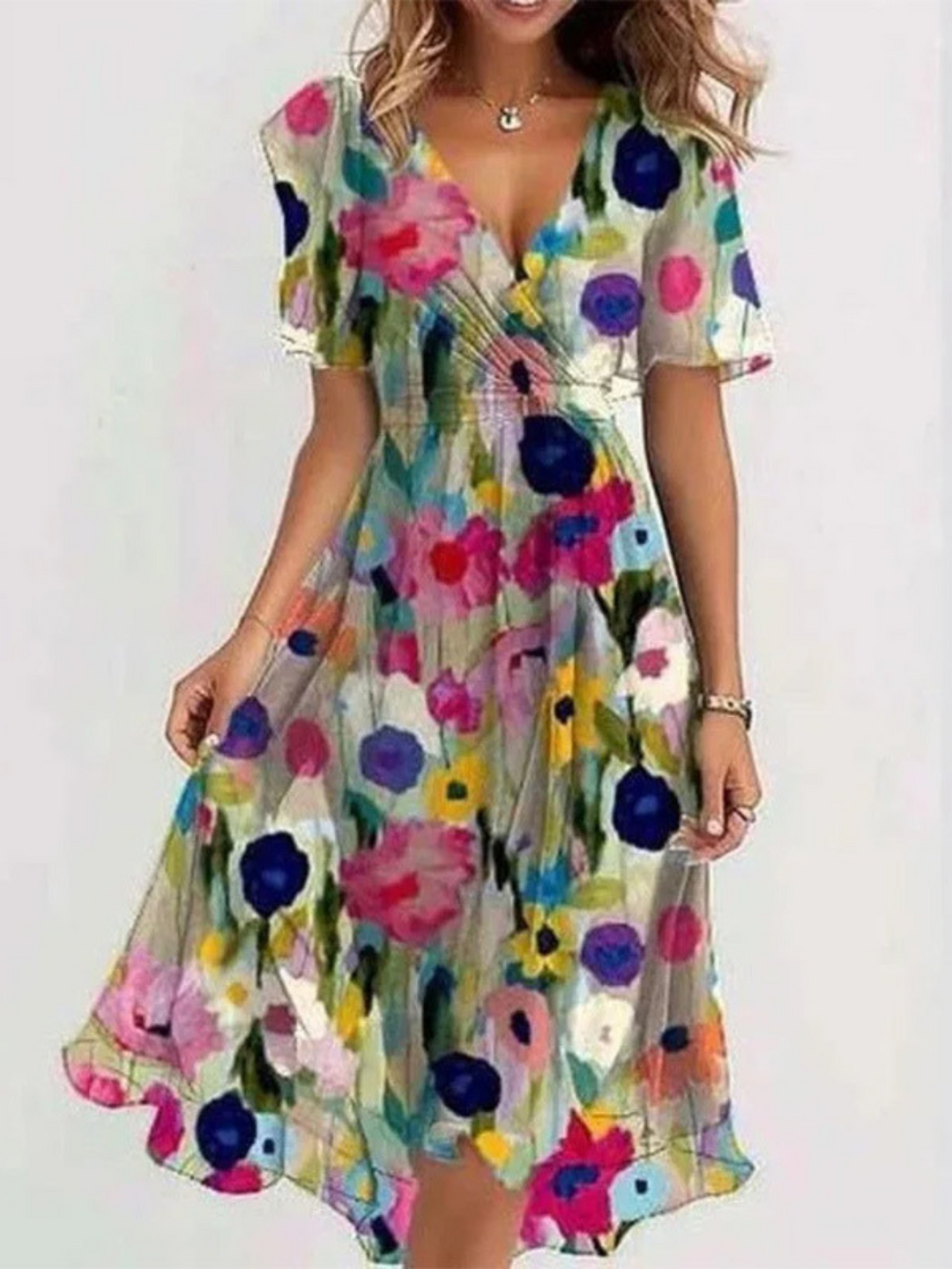 Georgina | Summer Dress with Belly Cover