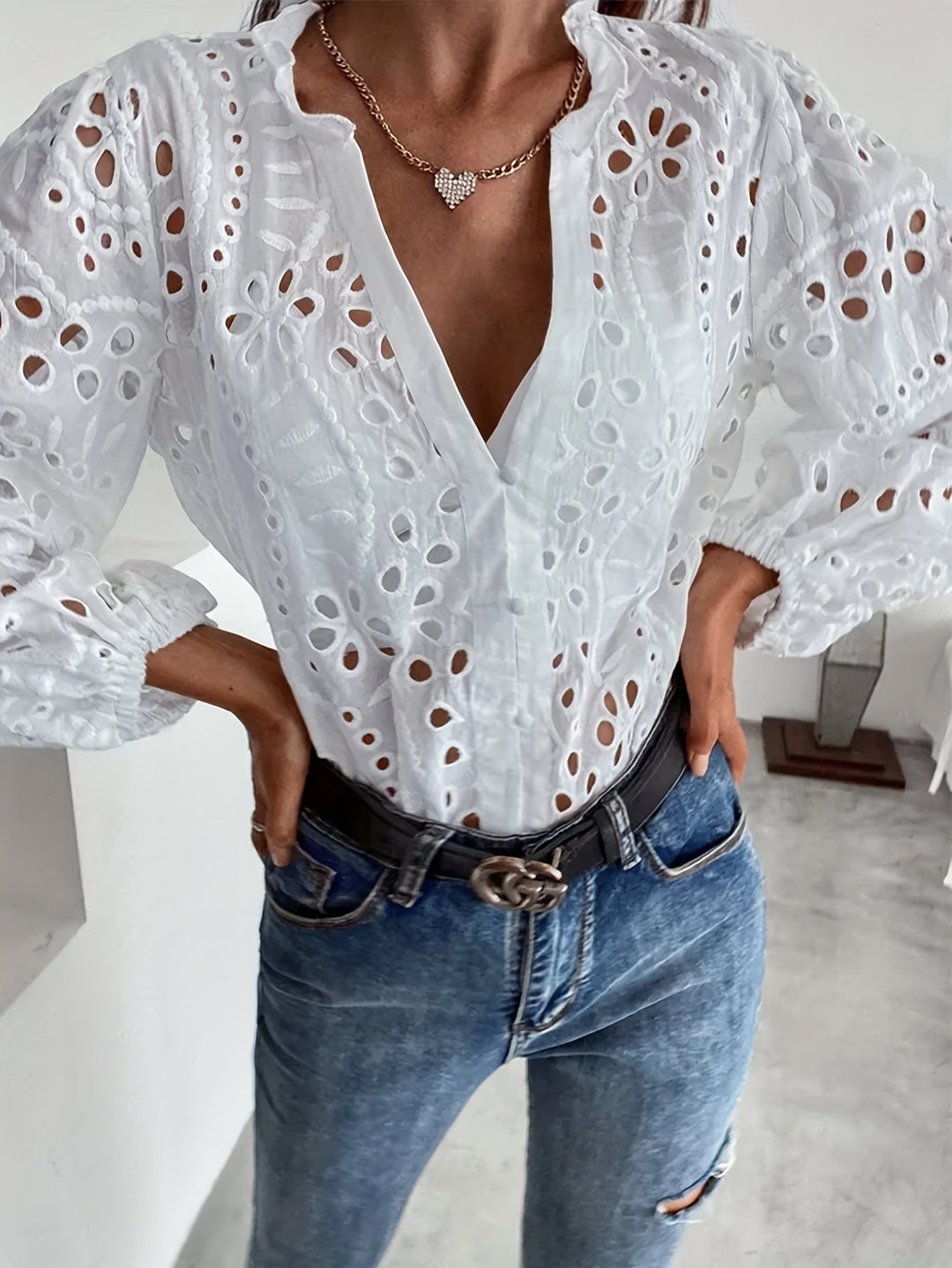 Jackie | Floral Long-Sleeve Blouse